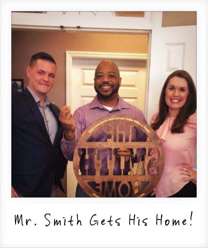 Mr. Smith Celebrates His New Home
